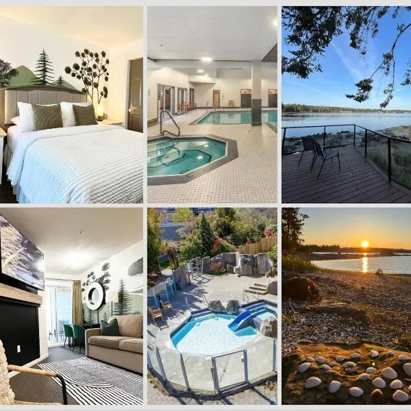 Old Forest Resort Suite Heated Pool Hot Tub Sauna Beach Vancouver Island, ξενοδοχείο σε Nanoose Bay