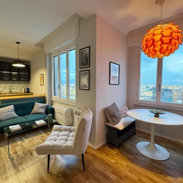 Modern Elegance 1BR with views, hotel ve Florencii