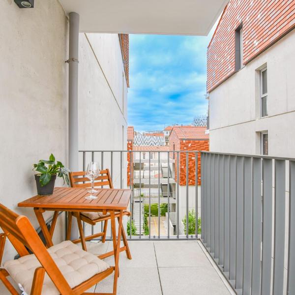 Appart 1 ch avec balcon et parking à la Joliette, Marseille