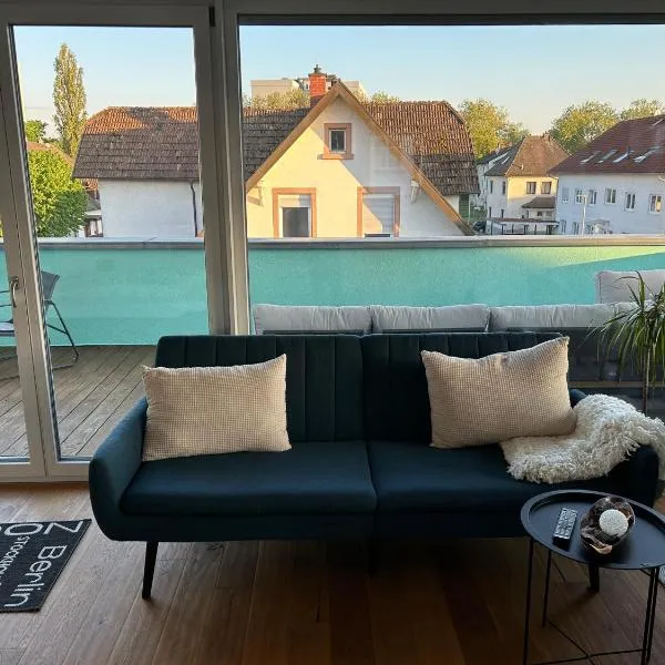 Schwarzwald Lahr Europapark Penthouse Sunshine, hotell i Lahr