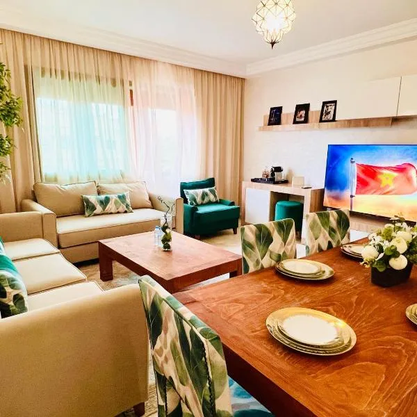 Apprt luxueux l'Hivernage au centre ville proche de la gare ,M avenu CR07, hotel in Marrakech