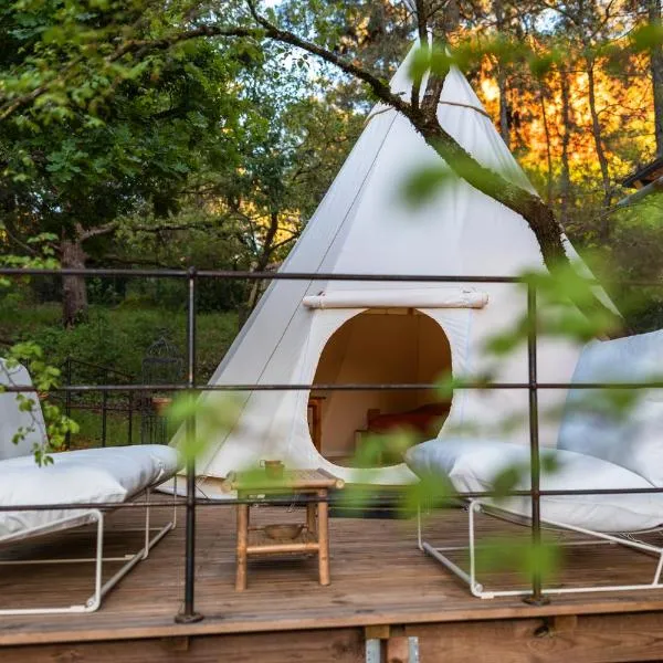 Tipi à Roussillon、ルシヨンのホテル