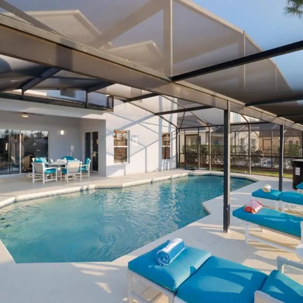 South Facing Pool with Lake View - Hot Tub - Lake Berkley Gated Resort - Nr Disney, hotel a Kissimmee