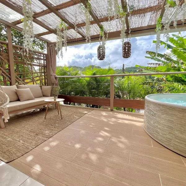 Le Cocon des jardins - Escapade romantique, vue nature & jacuzzi, Hotel in Gros-Morne