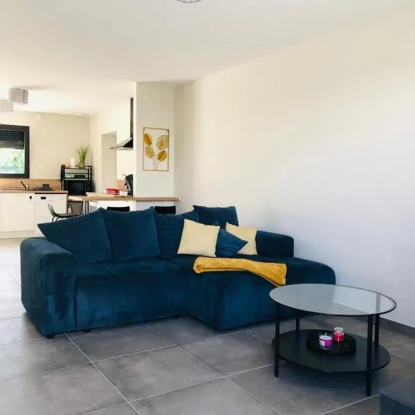 Maison moderne 3 chambres SPA-jacuzzi juin-septembre, hôtel à Cerelles