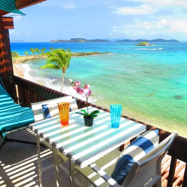 2BR Luxury Beachfront Duplex Villa on Sapphire Beach III, Hotel in East End