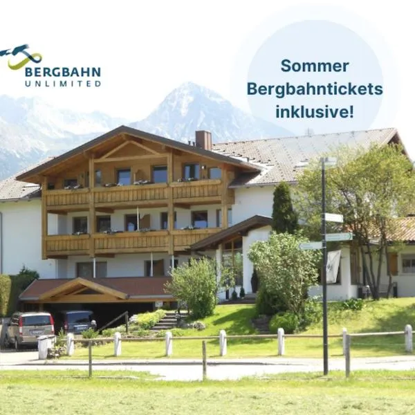 Hotel AlpIn Bed & Breakfast, hôtel à Fischen im Allgäu