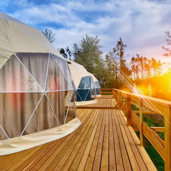 Glamping Trhovky, hotel v destinaci Milešov