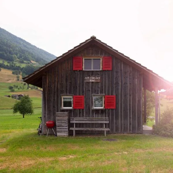Unique Tiny house between Mnt Rigi and Lake Lucerne，位于韦吉斯的酒店