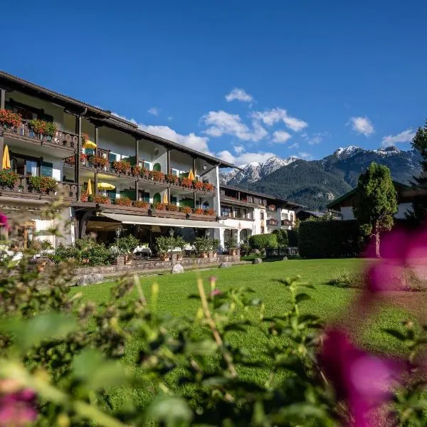 Parkhotel Wallgau 4 Sterne Superior Alpenjuwel mit Spa Genuss, Golf & Wellness in der Karwendel-Region Tradition trifft Eleganz im stilvollen Rückzugsort, hotel v destinaci Wallgau