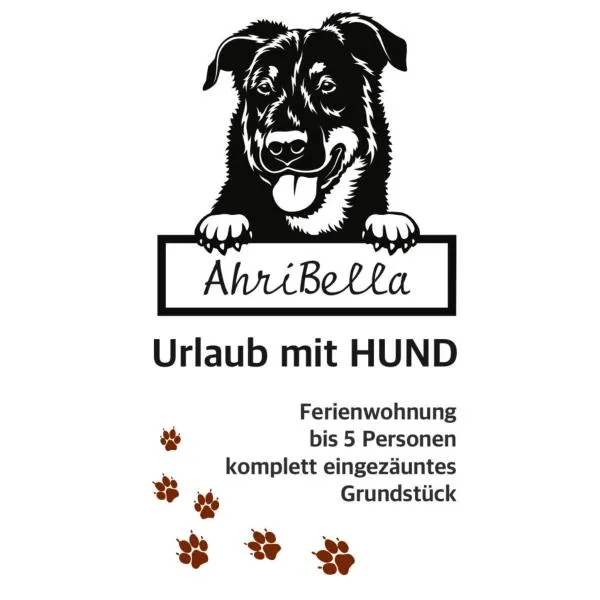 URLAUB mit HUND -Ferienwohnung "AhriBella"-、グロヴェのホテル