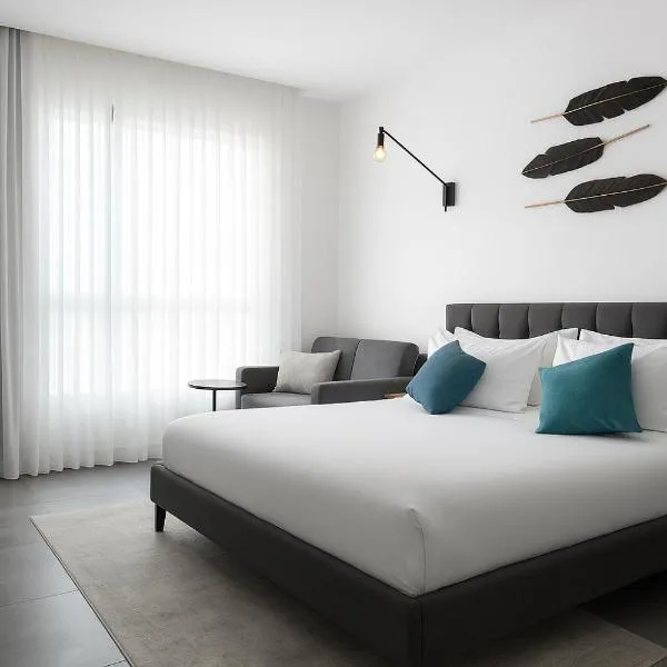 에일랏에 위치한 호텔 סי סייד אילת חדר משפחתי מפנק עם נוף לים