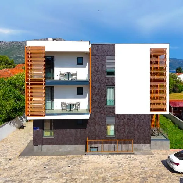 Cameleon Orebic- Beachfront Apartments, hótel í Orebić