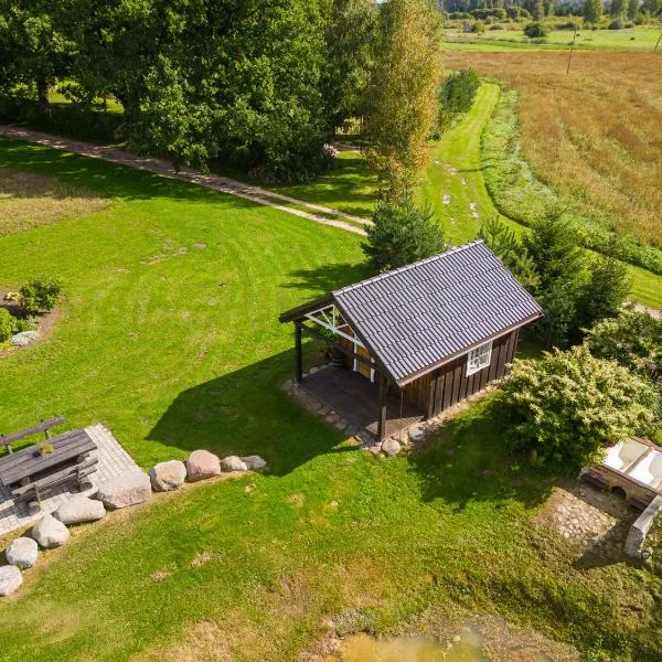 Cozy chalet for nature lovers, hotel in Ķevele