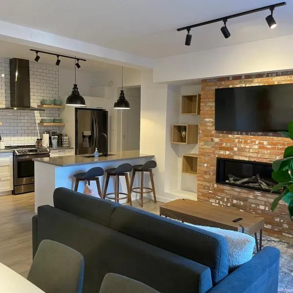 Bromont Lodge 871 Shefford suite 205、ブロモンのホテル