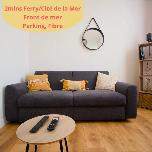 L'Atelier maritime, Studio 2min Ferry & La Cité de la Mer, Cherbourg, Intendance Luxury Host, hotel em Cherbourg en Cotentin