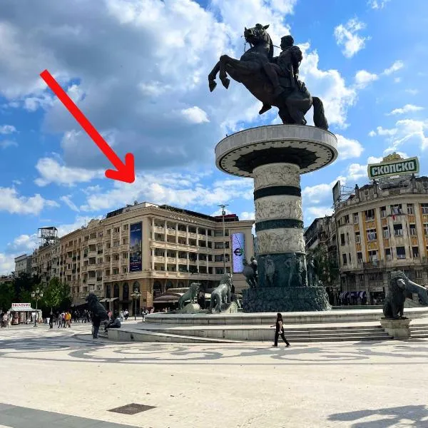 Condo on the Main Square Skopje, hotel in Skopje