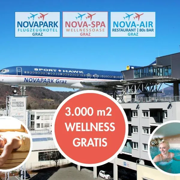 NOVAPARK Flugzeughotel Graz, hotel em Graz