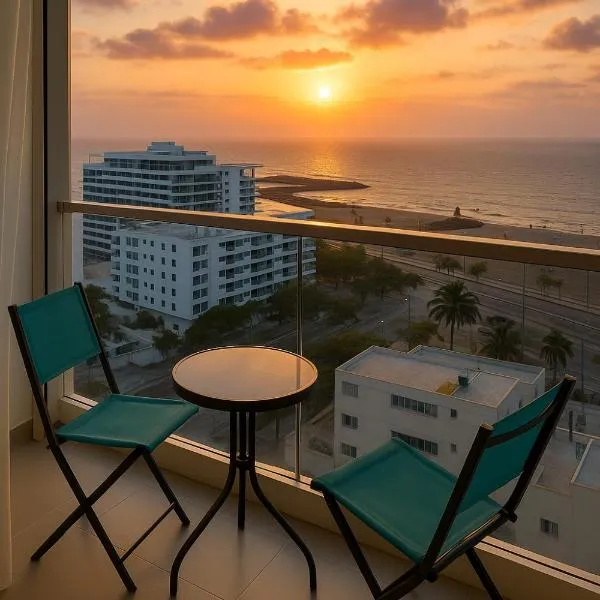 Exclusivo apartamento en Cielo Mar-playa las Americas, con maravillosas vistas del atardecer de Cartagena, hotel u gradu Kartahena de Indijas