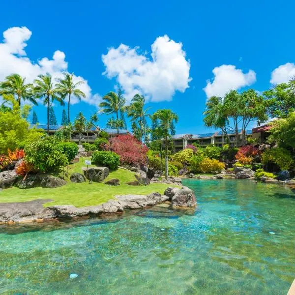 Hanalei Bay Beach Retreat with Waterfall Views, Hotel in Princeville