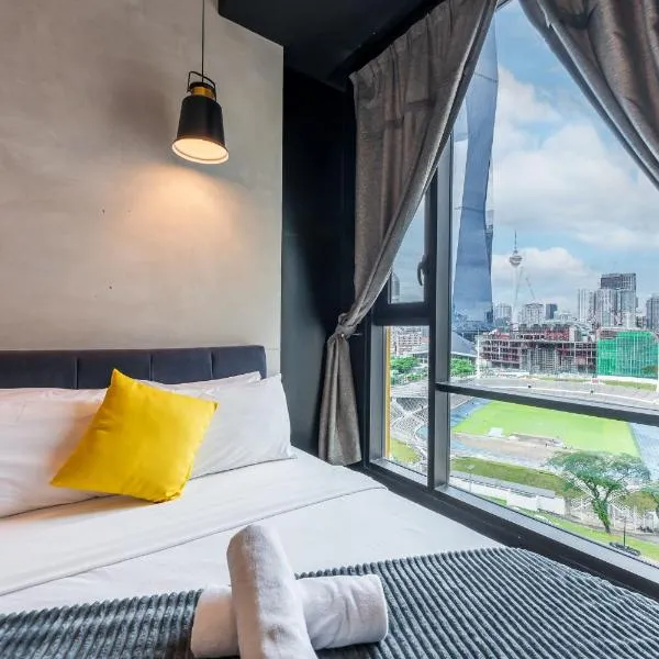 6pax 2BR KL118 View 5min to train Station, hotel in Kuala Lumpur