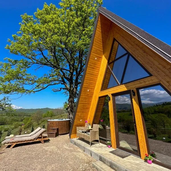Dream Cottage A-Frame、Şinca Nouăのホテル