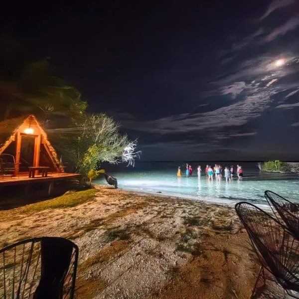 Paradise Beach Bacalar A Pie De Laguna, hotel en Bacalar