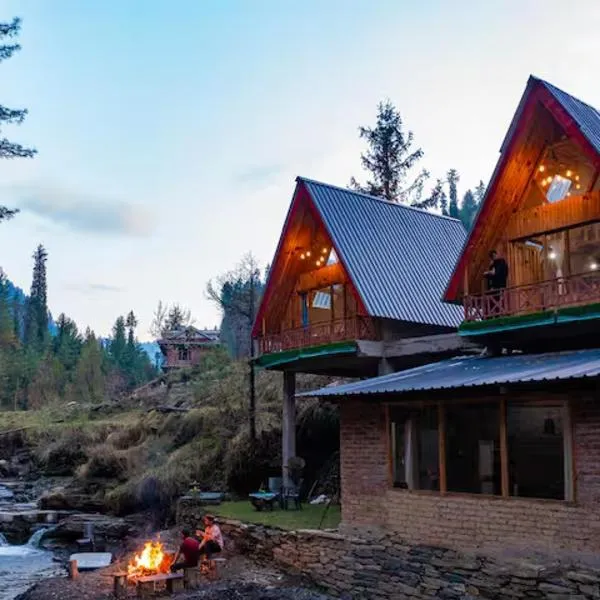 The Riverbank Nest, hotell sihtkohas Jibhi