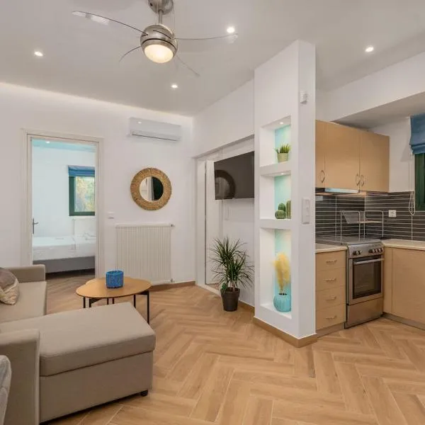 Aura Apartment - next to the beach of Ayia Anna, hotel en Kría Vrísi