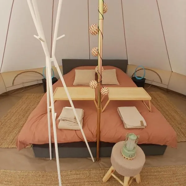 Glamping au verger de la Marsale, hotel in Hannut