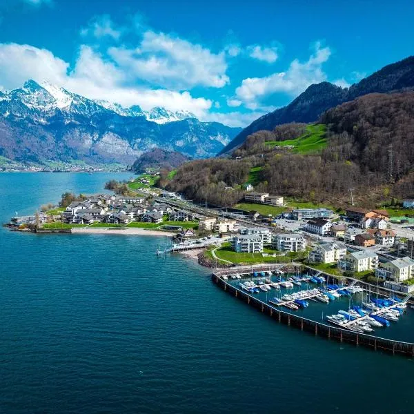 Walensee House & Apartments, ξενοδοχείο σε Unterterzen