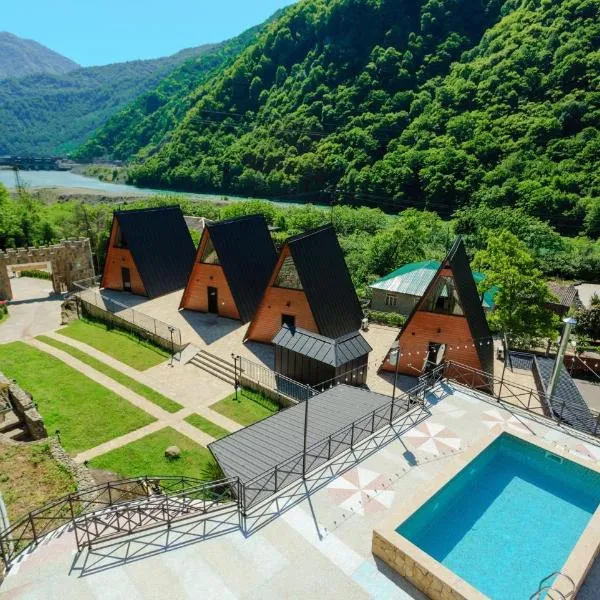 machakhela inn Cottage and hotel, hôtel à Machakhela