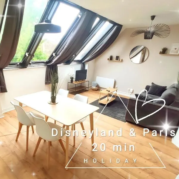 DisneyLand - Paris 20 min - Parking - 6 personnes, ξενοδοχείο σε Chelles