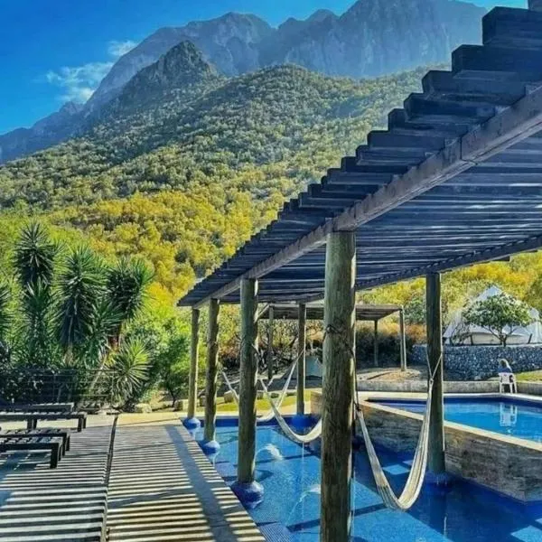 La Posada en el Potrero Chico, hotel in Hidalgo