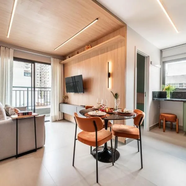 Apto 2 Quartos Novo no Coração de São Paulo!, hotel in Sao Paulo