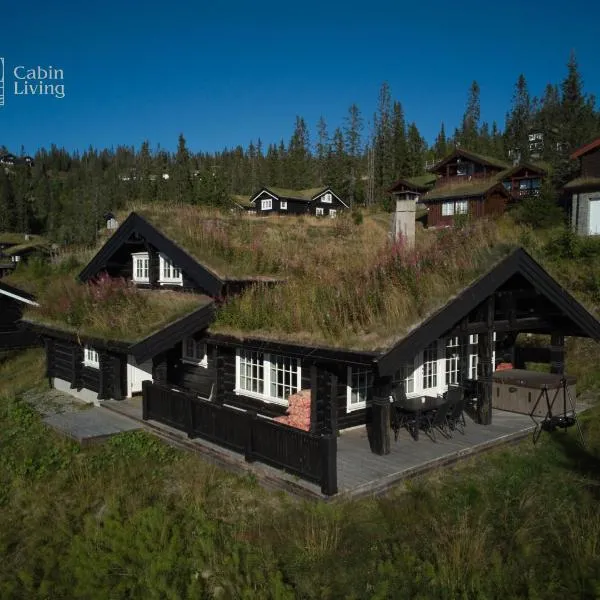 Large family cabin in Hafjell ski in-out, BBQ, terrace and fireplace, hótel í Hafjell