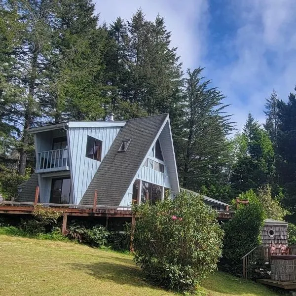 A-Frame Cabin with Sauna Deja Vu, hotel in Brookings