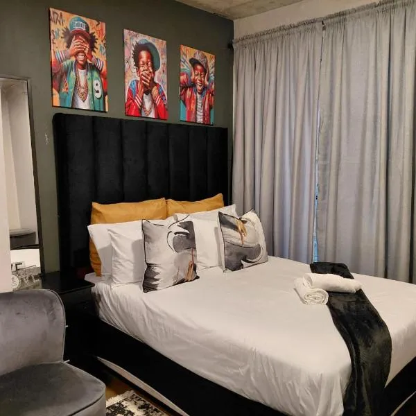 Cosy 103 City Building apartment in Maboneng, with free wifi, hotel in Johannesburg