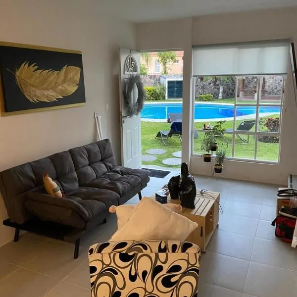 Casa con jardín y piscina ideal para el fin de semana, hotel v destinaci Temimilcingo