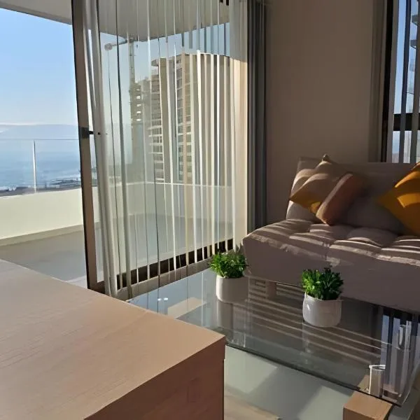 Exclusivo departamento tres dormitorios, capacidad 6 personas, excelente vista al mar para disfrutar de las puestas de sol, hotel v destinaci Antofagasta