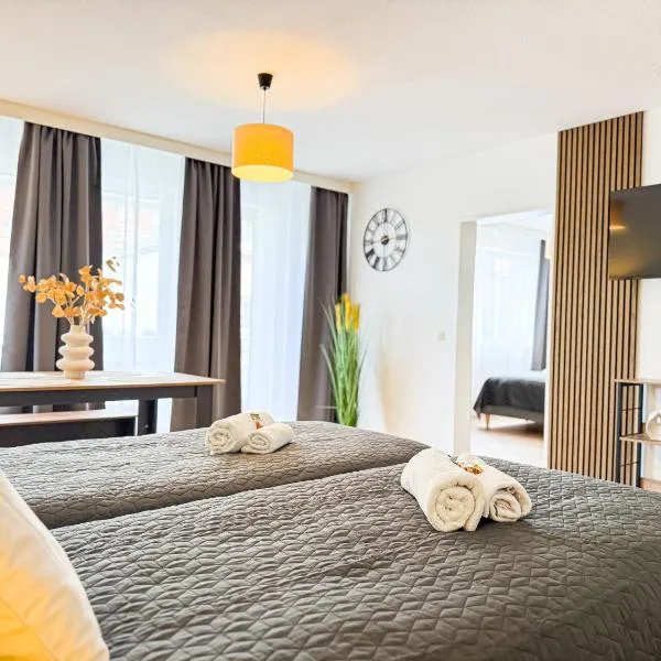 ImmoStay Waterfront Apartments - Balkon über Bremen & Parking, hotel in Bremen