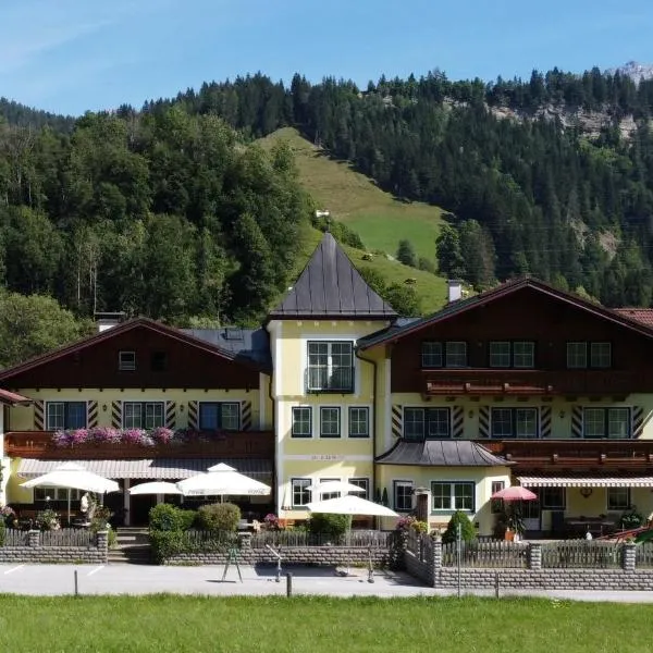 赫尔曼咖啡厅酒店，位于斯拉德明的酒店