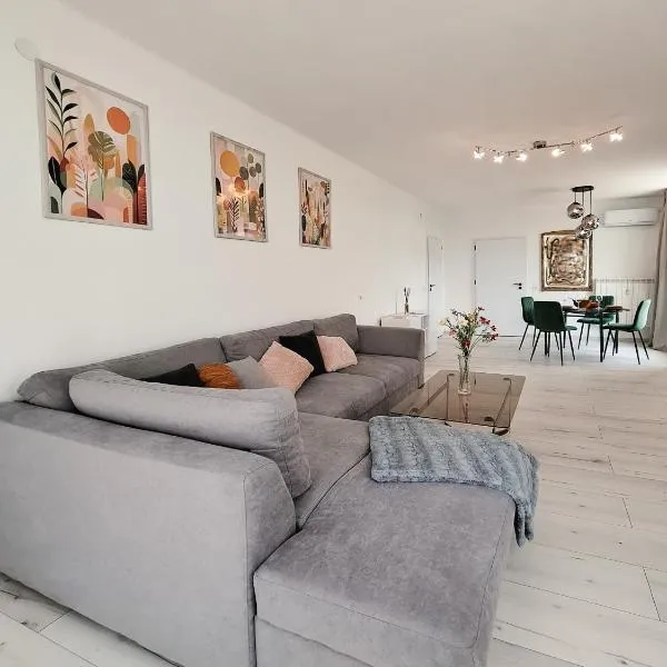 Duna Panorama -two-bedroom apartment with terrace, hotel v Budapešti