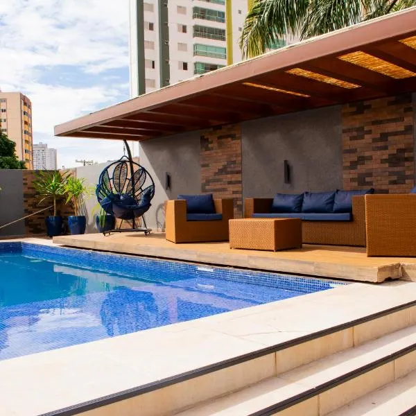 Edificio Crystal Place Ap1405, hotel in Goiânia