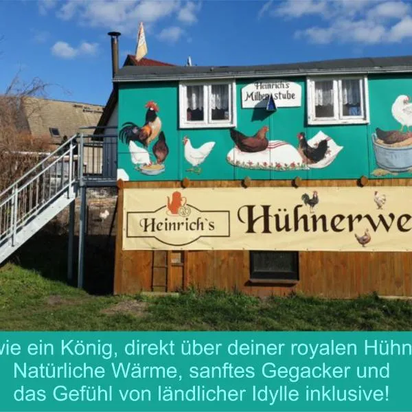 Heinrich's Schäferwagen Milbenstube, hotel in Walternienburg