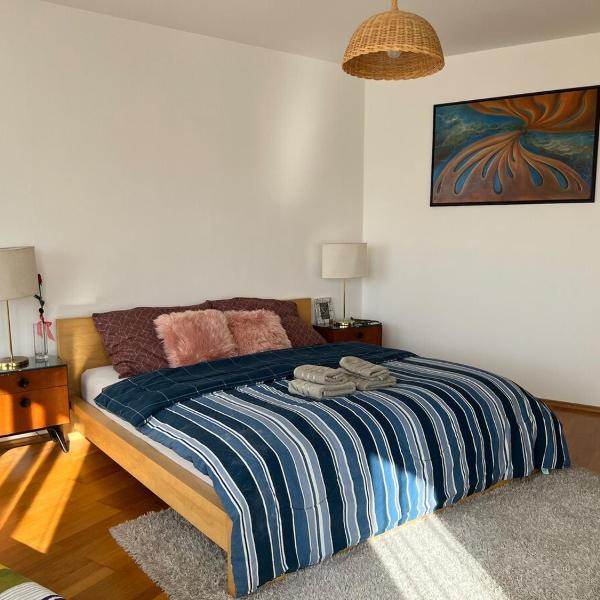 A large 1 bedroom apartment with an available private parking, Praga