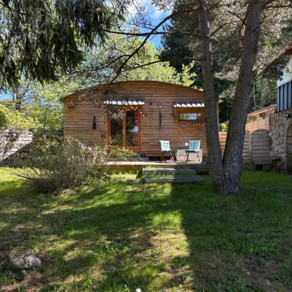 Chalet grenouille Domaine de la Mamounette, Hotel in Champclause