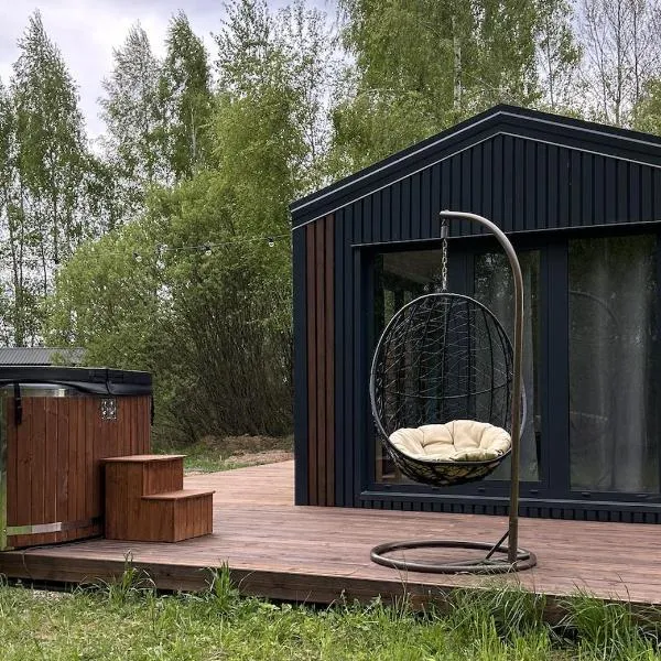 Spalvotas Beržas, hotell sihtkohas Lyduokiai