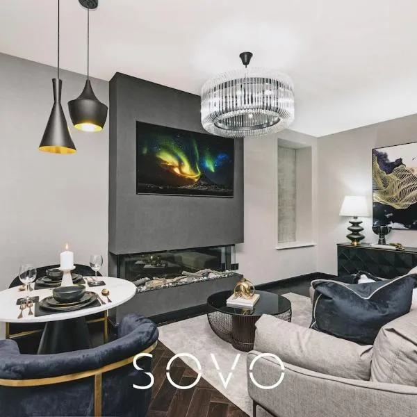 Luxury Romantic West-End Apartment With Jacuzzi Spa Bath, hotel v Edinburghu