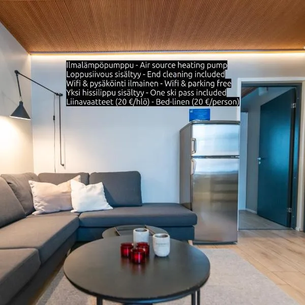Aurinkorinne - Modern 2BD & Loft, free wifi & sauna, hotel in Syöte